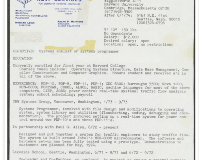 Bill Gates’ resume is ‘too much nonsense’？？