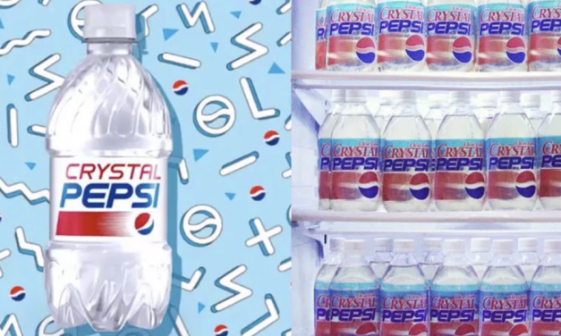 Pepsi Restarts Colorless and Transparent Cola – “Crystal Pepsi”